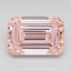 5.04 Ct. Fancy Intense  Pink Emerald Lab Grown Diamond