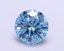 1.57 Ct. Fancy Vivid  Blue Round Lab Grown Diamond