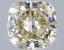 0.66 Ct. Light Yellow Cushion Lab Grown Diamond