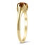 The Amor Ring, smalltop view on a hand