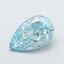 1.64 Ct. Fancy Vivid  Blue Pear Lab Grown Diamond