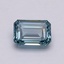 2.28 Ct. Fancy Intense Blue Emerald Lab Grown Diamond
