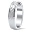 Hammered Men's Channel Set Diamond Wedding Band, smallside view