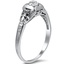 The Cosima Ring, smalltop view on a hand