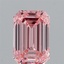 2.05 Ct. Fancy Vivid Pink Emerald Lab Grown Diamond