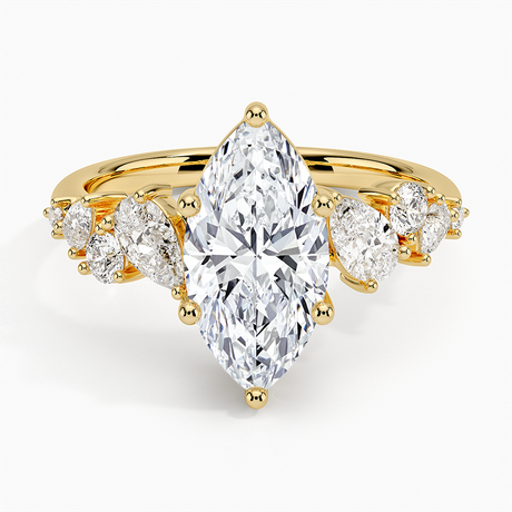 Olivetta Tapered Diamond Ring