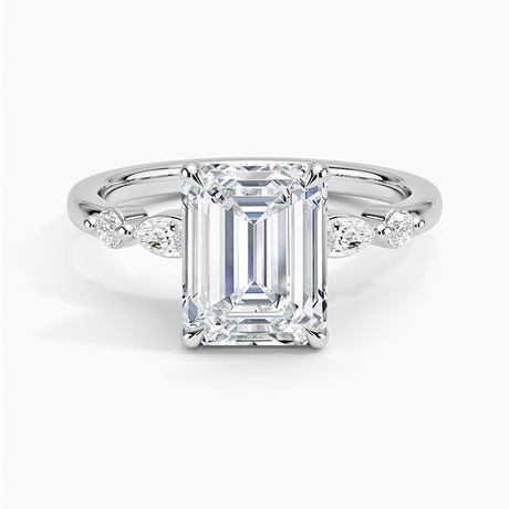 Platinum Versailles One-Quarter Coverage Diamond Ring