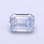 1.00 Ct. Fancy Intense  Blue Emerald Lab Grown Diamond