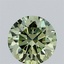 1.05 Ct. Fancy Vivid Green Round Lab Grown Diamond