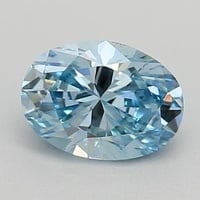 0.31 Ct. Fancy Vivid  Blue Radiant Lab Grown Diamond
