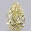 0.86 Ct. Fancy Light Yellow Pear Lab Grown Diamond