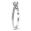 The Tierney Ring, smalltop view on a hand