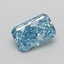 1.47 Ct. Fancy Vivid  Blue Radiant Lab Grown Diamond