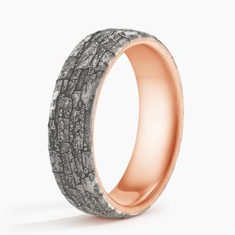 Cuzco 6.5mm Wedding Ring in 14K Rose Gold