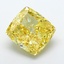 11.06 Ct. Fancy Intense Yellow Cushion Lab Grown Diamond