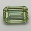 1.49 Ct. Fancy Vivid  Green Emerald Lab Grown Diamond