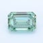 1.00 Ct. Fancy Vivid Green Emerald Lab Grown Diamond