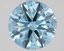 1.96 Ct. Fancy Vivid Blue Round Lab Grown Diamond