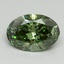 1.50 Ct. Fancy Vivid Green Oval Lab Grown Diamond