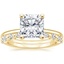 18K Yellow Gold Sydney Perfect Fit Diamond Ring with Versailles Diamond Ring (3/8 ct. tw.)