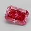 1.28 Ct. Fancy Vivid  Pink Radiant Lab Grown Diamond
