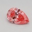0.45 Ct. Fancy Vivid Pink Pear Lab Grown Diamond