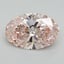 5.57 Ct. Fancy Intense Pink Oval Lab Grown Diamond