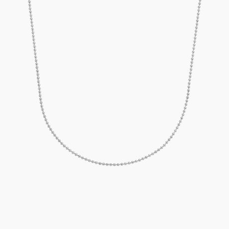 Cameron 16 in. Bead Chain Necklace (1mm)