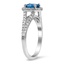 The Sinha Ring, smalltop view on a hand