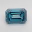 1.51 Ct. Fancy Vivid Blue Emerald Lab Grown Diamond
