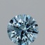 1.29 Ct. Fancy Vivid Blue Round Lab Grown Diamond