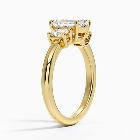 Helena Radiant-Cut Three Stone Diamond Ring (3/8 ct. tw.)