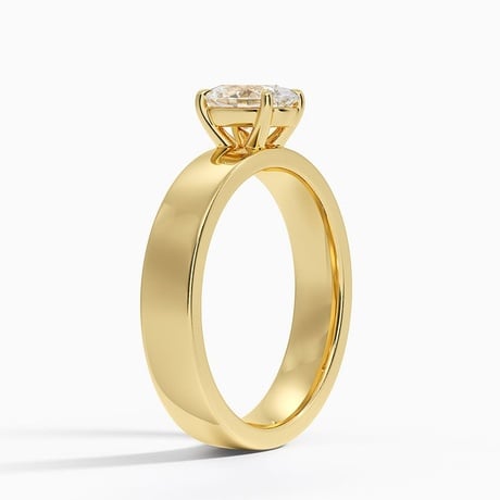 Textural Solitaire Ring