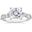 18K White Gold Luxe Willow Diamond Ring (1/4 ct. tw.), smalltop view
