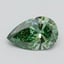 1.08 Ct. Fancy Vivid Pacific Green Pear Lab Grown Diamond