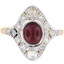 Art Deco Garnet Vintage Ring