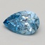 1.50 Ct. Fancy Vivid Blue Pear Lab Grown Diamond