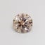 1.24 Ct. Fancy Light  Brown Round Lab Grown Diamond
