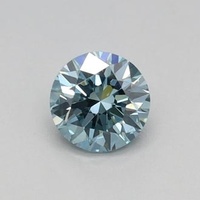 0.31 Ct. Fancy Vivid  Blue Radiant Lab Grown Diamond