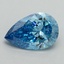 1.51 Ct. Fancy Vivid Blue Pear Lab Grown Diamond