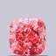 0.77 Ct. Fancy Vivid Pink Cushion Lab Grown Diamond