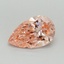 0.84 Ct. Fancy Vivid Pink Pear Lab Grown Diamond
