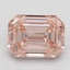 3.01 Ct. Fancy Intense Pink Emerald Lab Grown Diamond