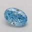 1.01 Ct. Fancy Vivid Blue Oval Lab Grown Diamond