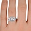 The Artois Ring, smallzoomed in top view on a hand