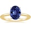 18K Yellow Gold Four-Prong Comfort Fit 1.5mm Ring, smalltop view