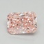 1.31 Ct. Fancy Vivid Pink Radiant Lab Grown Diamond
