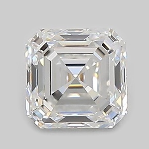 Asscher diamond — real photo