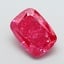 5.68 Ct. Fancy Vivid  Pink Cushion Lab Grown Diamond