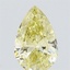 0.49 Ct. Fancy Yellow Pear Lab Grown Diamond